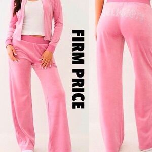 TRUE RELIGION Velour Pants w Jeweled Logo